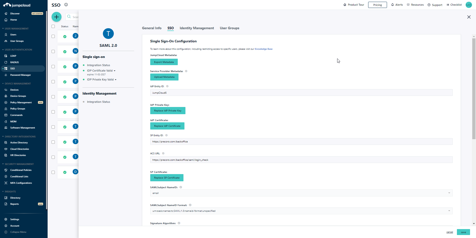 How To Set Up SSO With JumpCloud